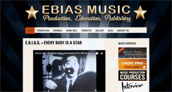 Desktop Screenshot of ebiasmusic.com