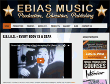 Tablet Screenshot of ebiasmusic.com
